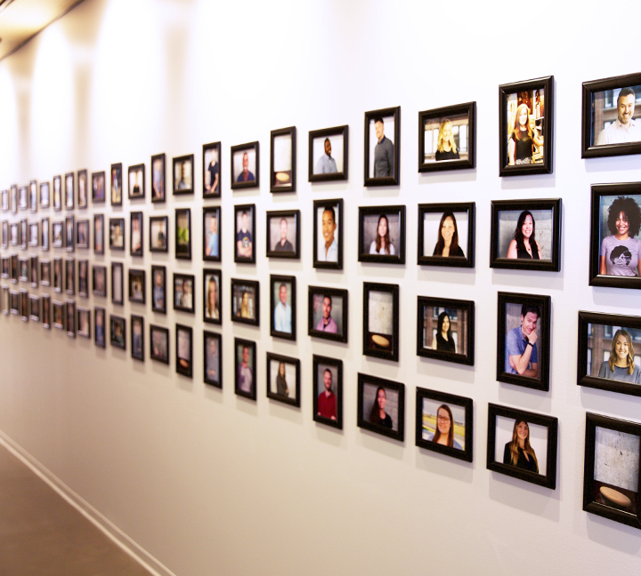 PowerReviews Employee Photo Wall